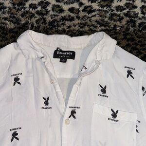 Playboy Button Up Tee